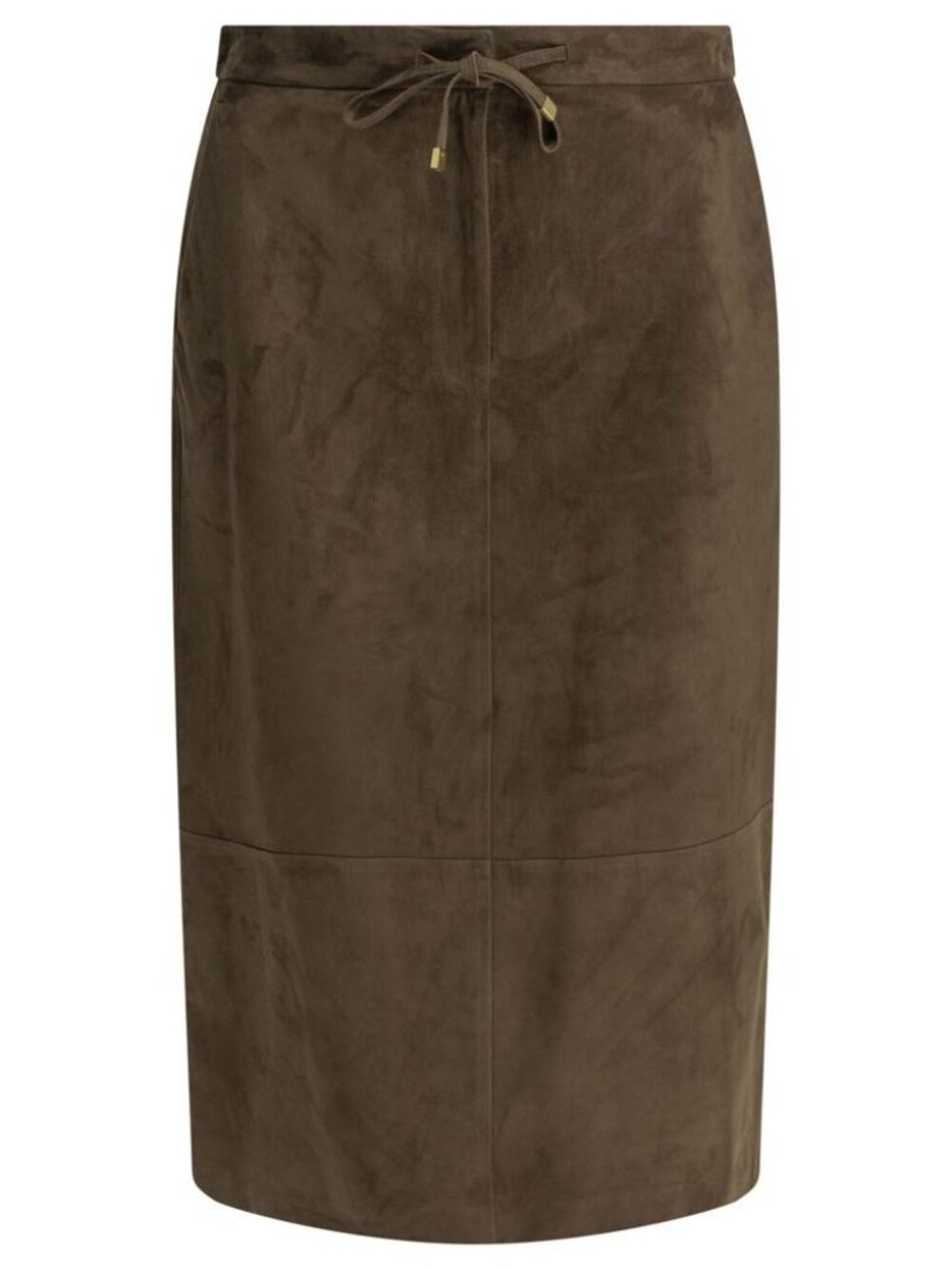 Max Mara S Suede Leather Midi Skirt Tag Size 40 Women